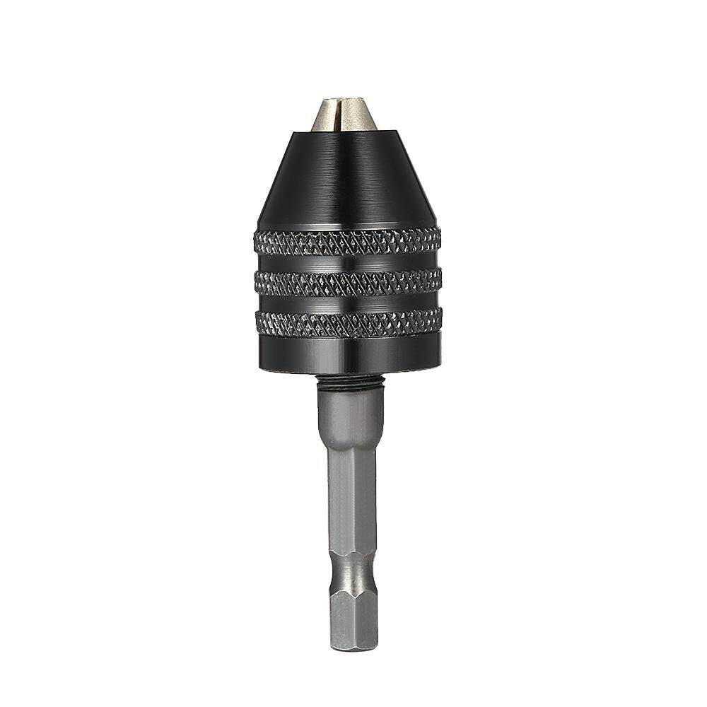 Keyless Adapter Hex Shank Driver Impact Screwdriver Tool Accessories Drill Chuck