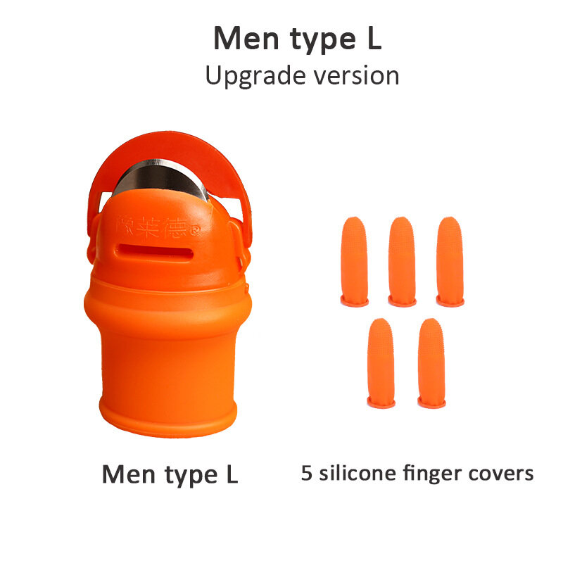 Dao Ngón Tay Cái Dream Hunter Rau Cắt Ngón Tay Dao Bảo Vệ, Silicone Sắt Móng Tay, Có Nắp Chống Cắt Ngón Tay Nhà Máy Lưỡi Kéo