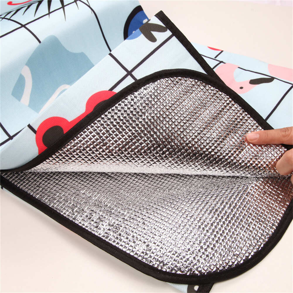 Moistureproof Plaid Pad Picnic Nation Blanket Style Printed Folding Camping Mat Beach