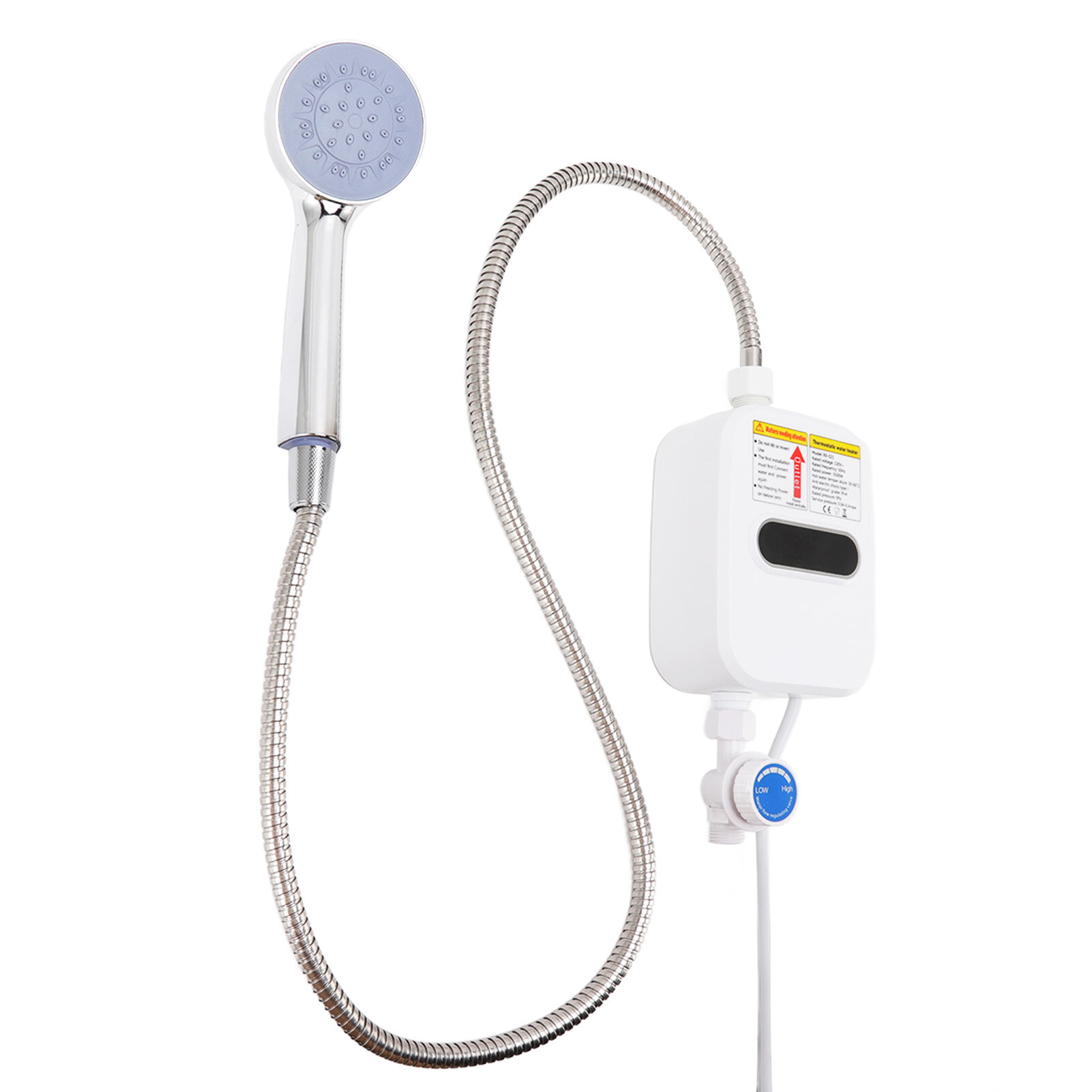 3500w Tankless Water Heater with Shower Head Electric Instantaneous