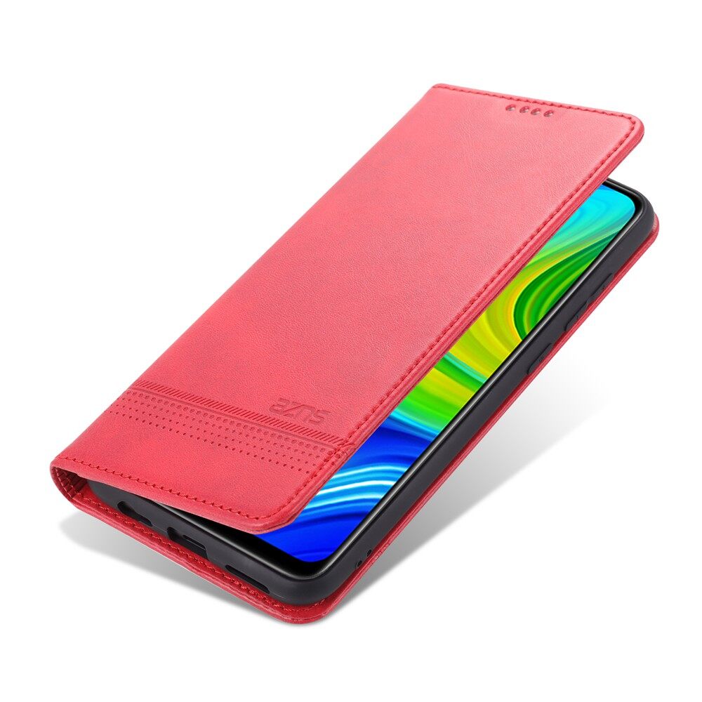 Ốp Gập Redmi Note Dành Cho Xiaomi Chất Liệu Da PU 9/Note 9S/Note 9 Pro/Note 9 Pro Max/Redmi 10X(4G)/Redmi 10X(5G) Ốp Bọc Ví Có Khe Đựng Thẻ Đứng