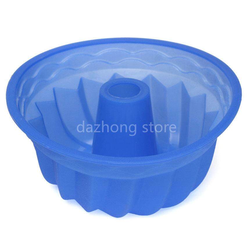 DZS Silicone Dạng Xoáy Bundt Vòng Chảo Bánh Hình Bánh Mì Bánh Ngọt Khuôn Traybaking Khuôn Mẫu