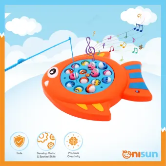 Exciting Fishing Board Game With Music And Rotation Lazada