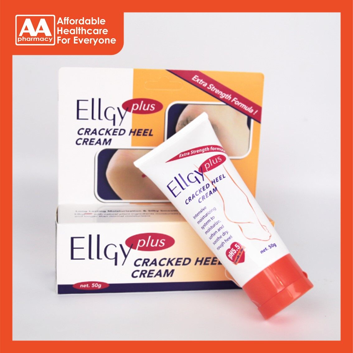 ELLGY PLUS CRACKED HEEL CREAM 50GM | Lazada