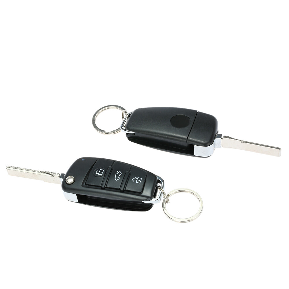 Universal Car Door Lock Keyless Entry with Trunk Release Button Remote Central Locking Kit for Audi Style
