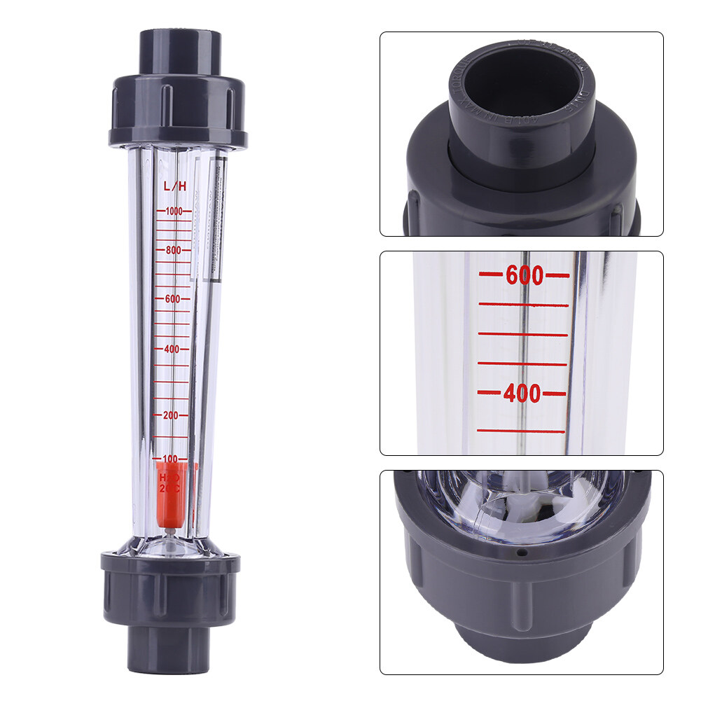 Máy Đo Lưu Lượng Nước Loại Ống Nhựa 100-1000L/H Lưu Lượng Kế, LZS-15