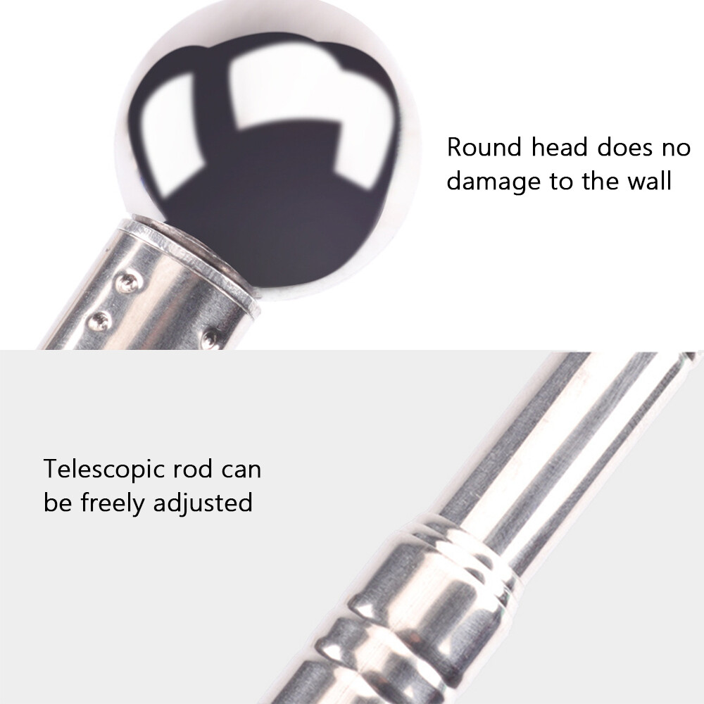 Telescopic Hollowing Drum Detection Hammer Tile Hollow Checker Thickened Adjustable Rod for House Decoration Inspection
