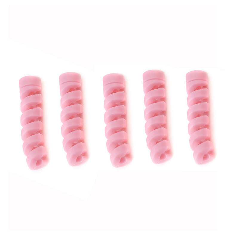 6pcs Cable Protector Bobbin Winder Wire Cord Organizer Cover Compatible with iPhone Samsung Xiaomi Huawei USB Charger Cable Cord