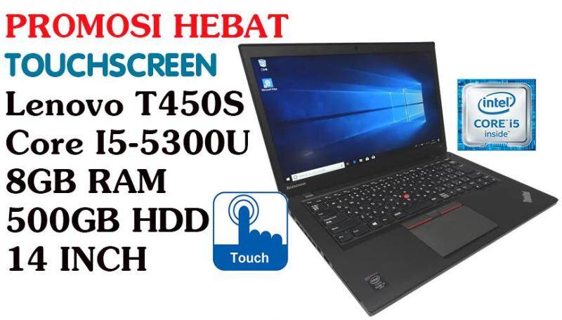 TouchscreenLENOVO T450S Core i5-5300U 8GB RAM 500GB HDD 14 INCH Malaysia