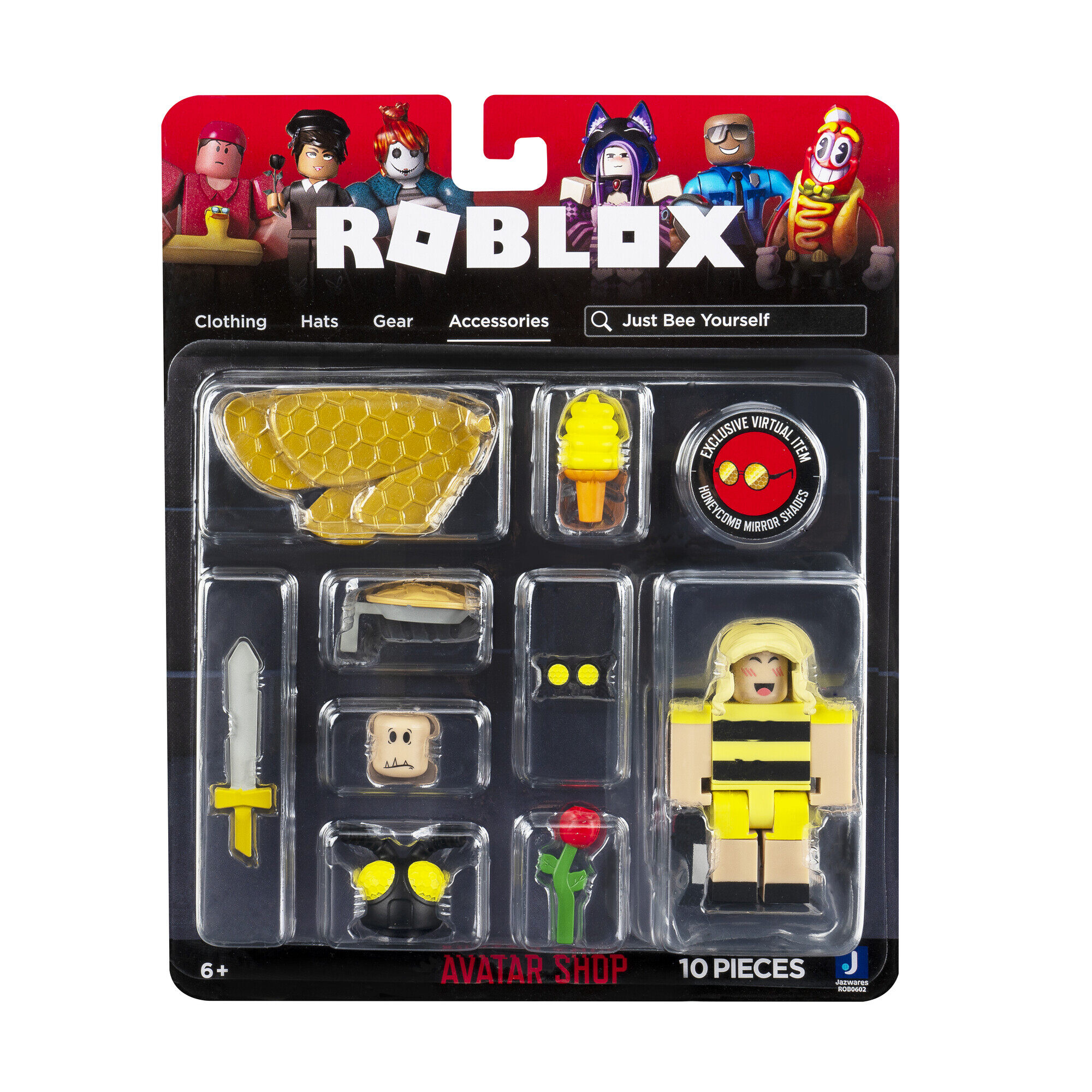 Roblox Avatar Shop Just Bee Yourself Action Figure 2.5”