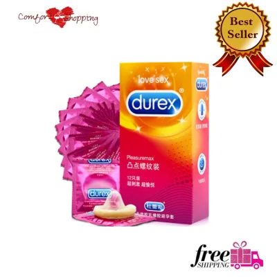 Durex Pleasuremax Sex Condom For Men 12s * Kondom Untuk Men * FREE SHiPPING