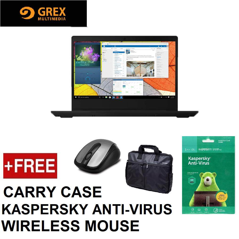 LENOVO S145-14IWL 81MU00HFMJ (CELERON 4205U,4GB,500GB,14 ,WIN10,1 YEAR ON-SITE,PRE-INSTALLED OFFICE H&S 2019) FREE : CARRY CASE + WIRELESS MOUSE + KSPRKY ANTI-VIRUS Malaysia