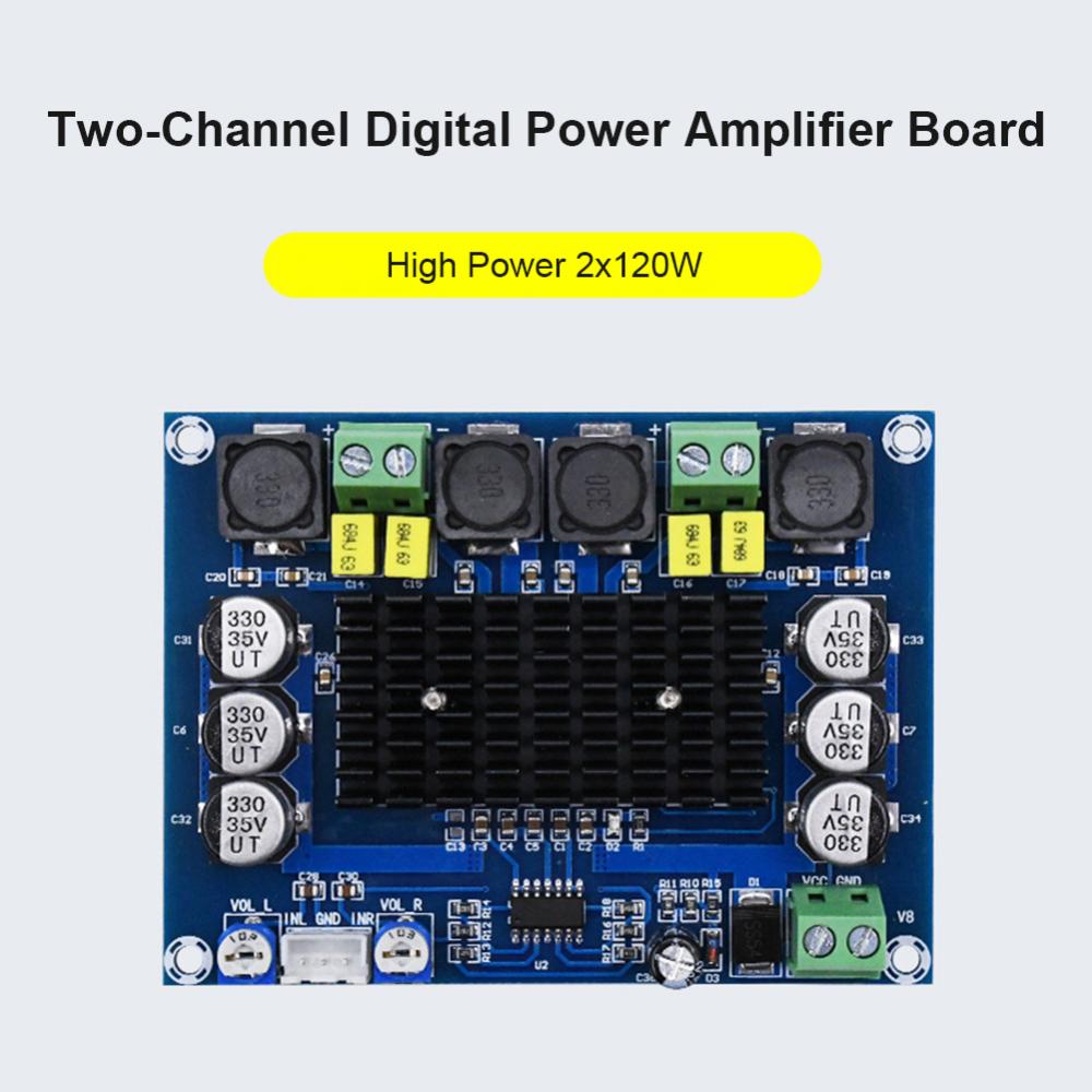 XH-M543 120Wx2 Digital Dual Channel Amplifier Board Stereo Audio Speaker Module
