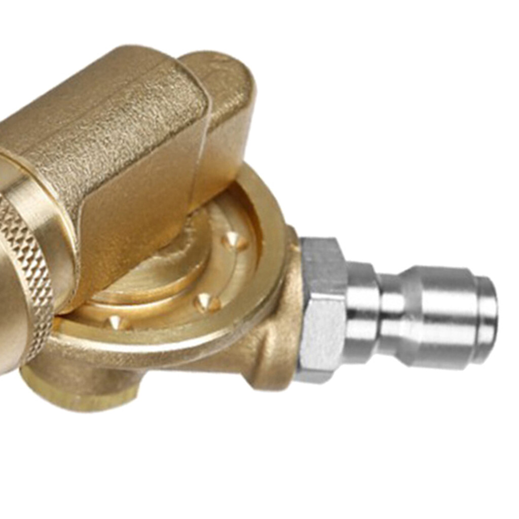 Blesiya 5000psi Quick Connecting Pivoting Coupler For Pressure Washers Nozzles