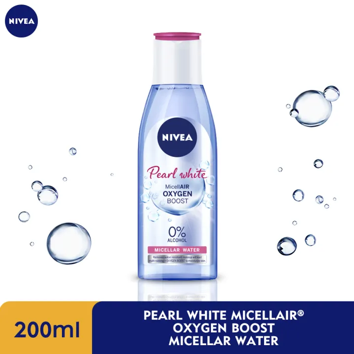 micellar water nivea pearl white