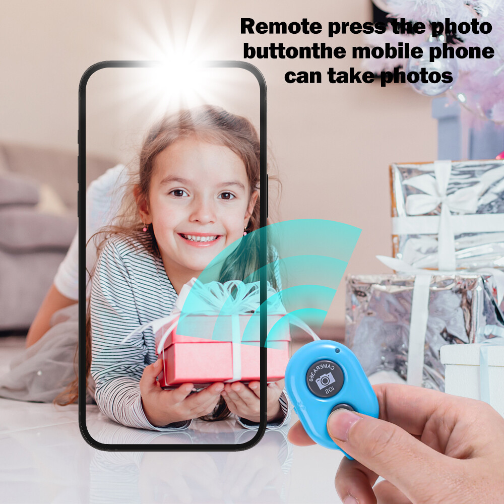Nút từ xa Bluetooth không dây cho hệ thống IOS Android điều khiển màn trập từ xa ảnh nhóm Selfie Bluetooth