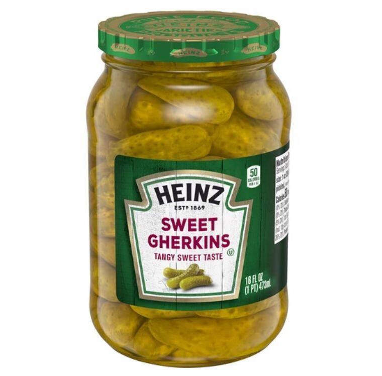 Heinz Sweet Gherkins, Tangy Sweet Taste, (USA) 16oz , 473ml Lazada