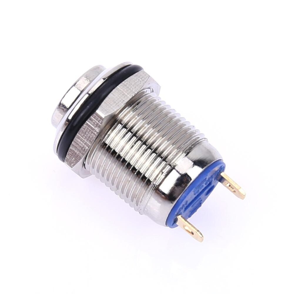 Công Tắc Nút Nhấn Bật/Tắt Kim Loại Tạm Thời Chống Nước Cao 12Mm