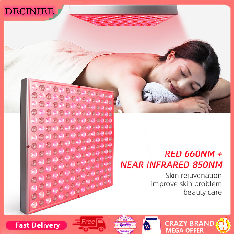 850nm 45w red led light therapy infrared 225 led anti aging therapy light for full body skin pain relief red led grow light