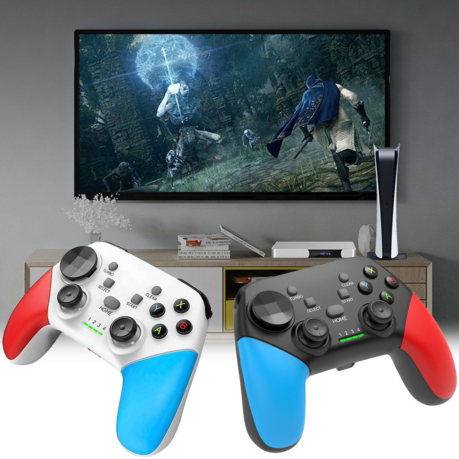Bluetooth-compatible Wireless 2.4g Gamepad Joystick Controller Compatible For Switch Mobile Computer Steam Eating-chicken Pubg Tv