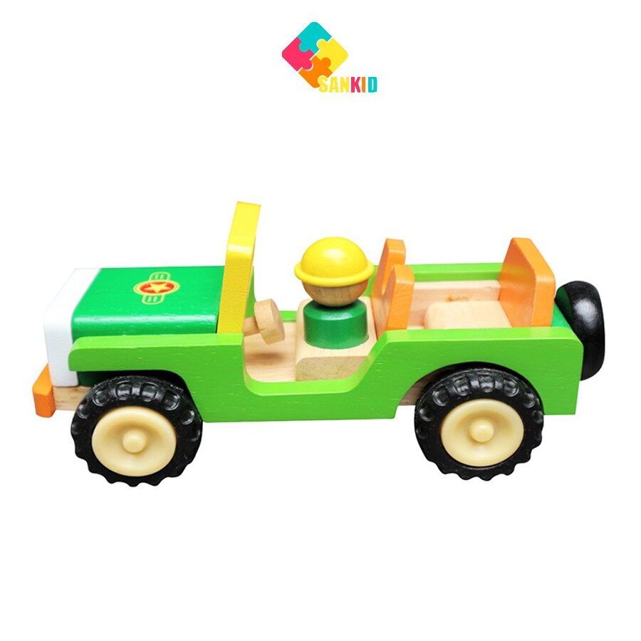 [Hoàn Tiền 10%]Xe jeep - Đồ chơi gỗ Winwintoys