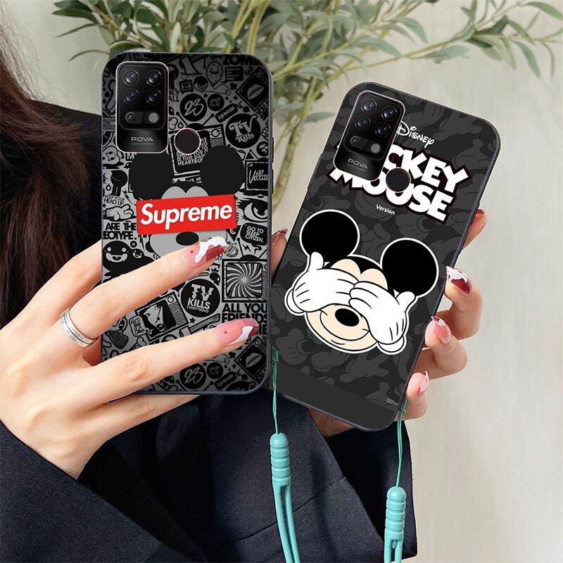 Tecno Pova LD7 Casing Mickey Mouse Cartoon Shockproof Phone Case
