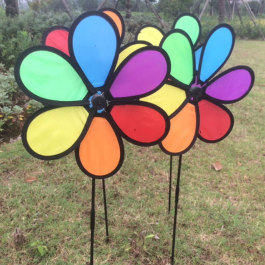 [100% Original] Rainbow Windmill,Colorful Wind Spinners Pinwheels ...