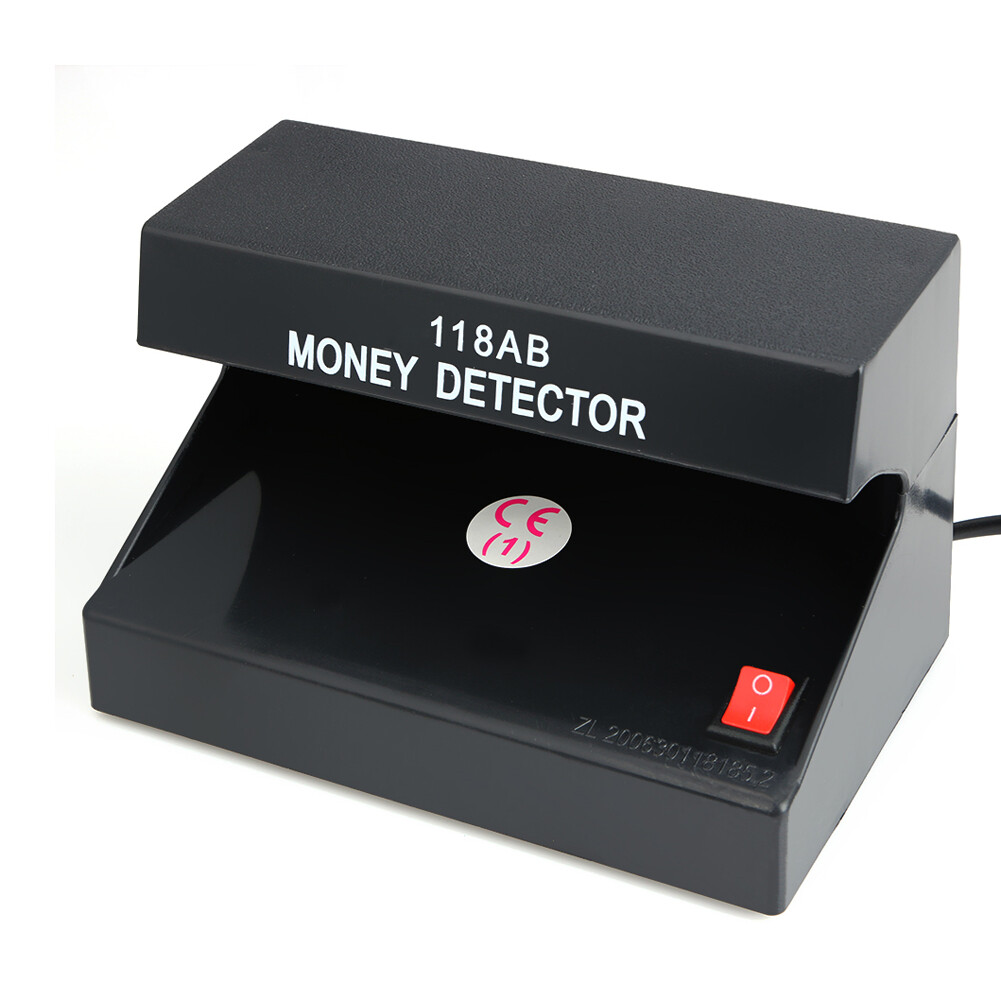 110-220V UV Light Counterfeit Money Detector Checker with ON/OFF Switch EU
