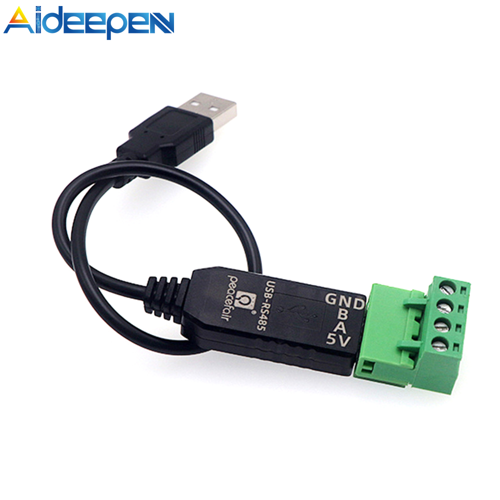Aideepen Thiết Bị Cài Đặt Giao Diện Cáp Mở Rộng USB Bộ Chuyển Đổi Cổng Nối Tiếp RS485 Sang USB Hỗ Trợ Tốc Độ Truyền Cao 115200/Tải Xuống Vi Điều Khiển STC