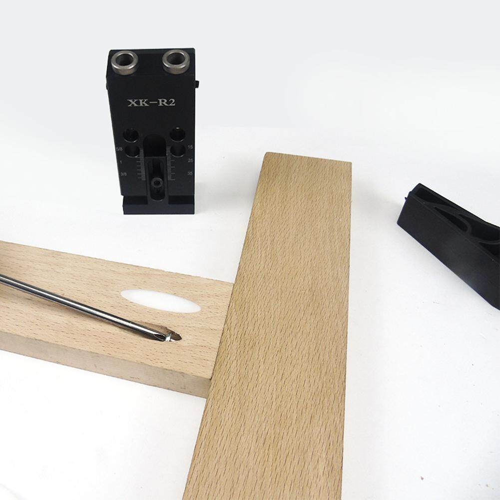 XK-R2 Bỏ Túi Nghiêng Lỗ Jig Bộ Mũi Khoan Hướng Dẫn Bộ cho Làm Việc Gỗ Joinery