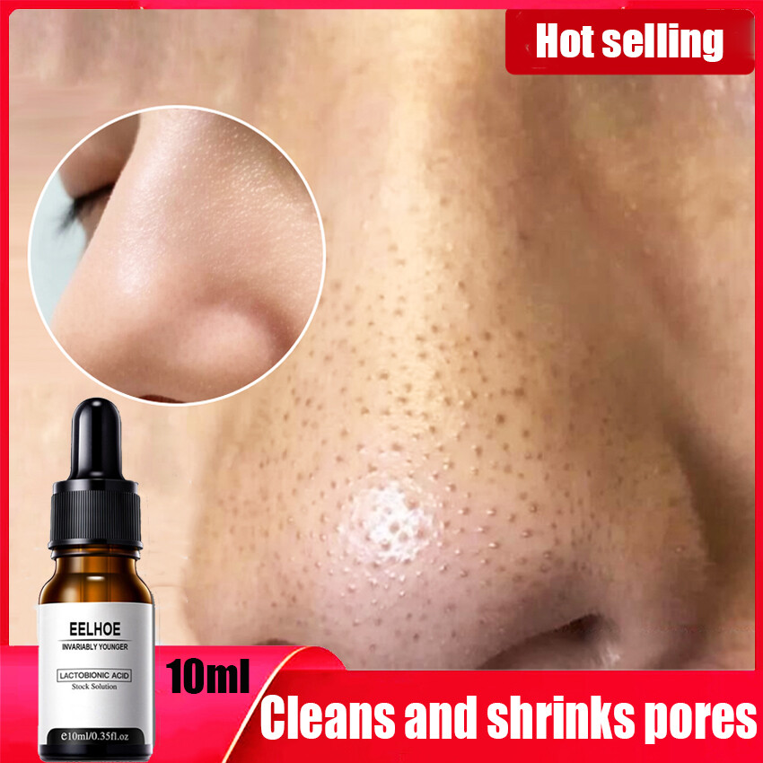 Pore Tightening Serum Instant Serum Lactobionic Acid Face Solution Serum Minimize Pores Oil-Control Whitening
