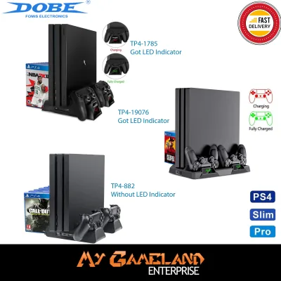 PS4 Dobe Slim / Pro / First Model Multifunction Cooling Stand With LED (TP4 882 / TP4 1785 / TP4 19076)