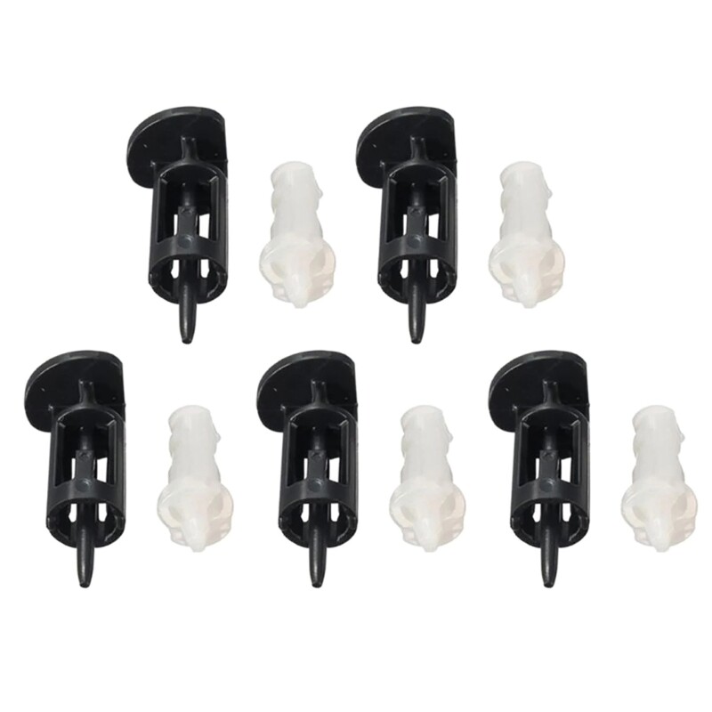 10pcs/set plastic mounting clips for 1155 1150 1156 775 1366 cpu coolers heatsink mount pins fan fastener push screws