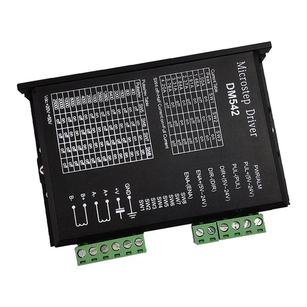 Funtasica DM542ดิจิตอลแผงควบคุมมอเตอร์2-Phase 4.2A สำหรับ57 86ชุดมอเตอร์