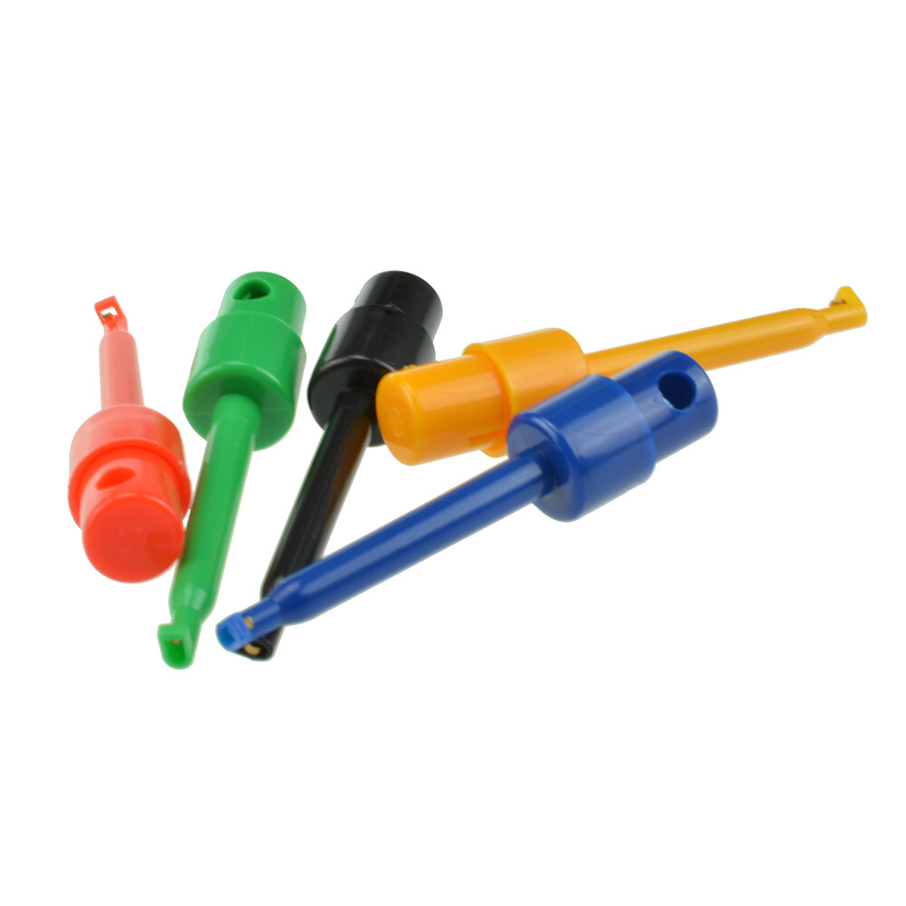 10pcs Large Size Round Single Hook Clip Test Probe for Electronic Testing