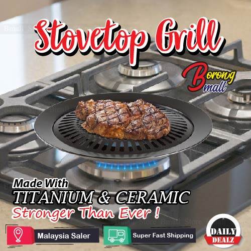 Grill Pans Kitchen & Dining Healthy Indoor Kitchen BBQ Grill Grill in style | Quality at good prices | Proshop