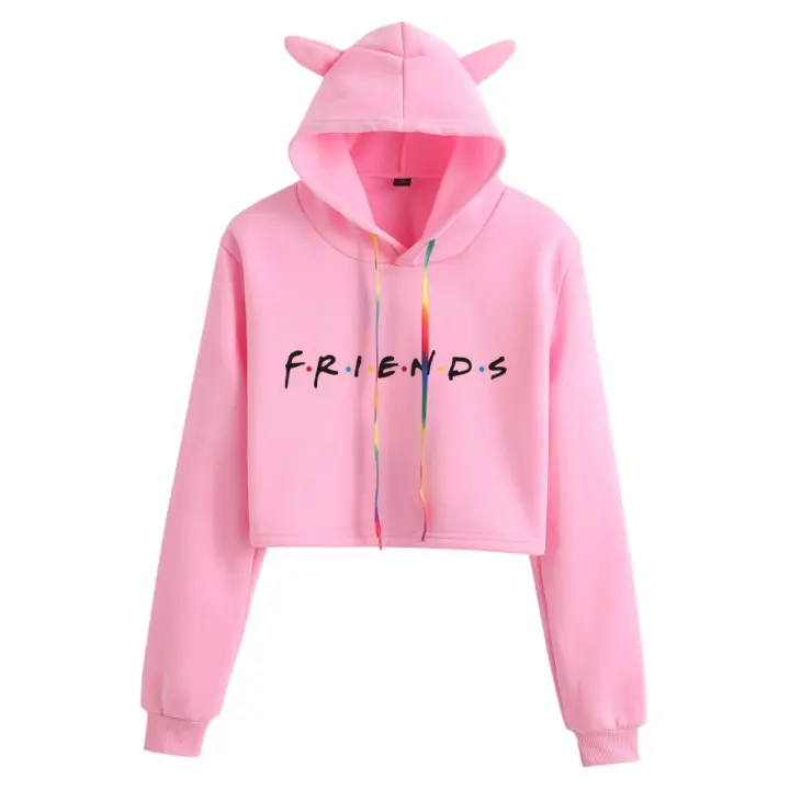 lazada crop top hoodie