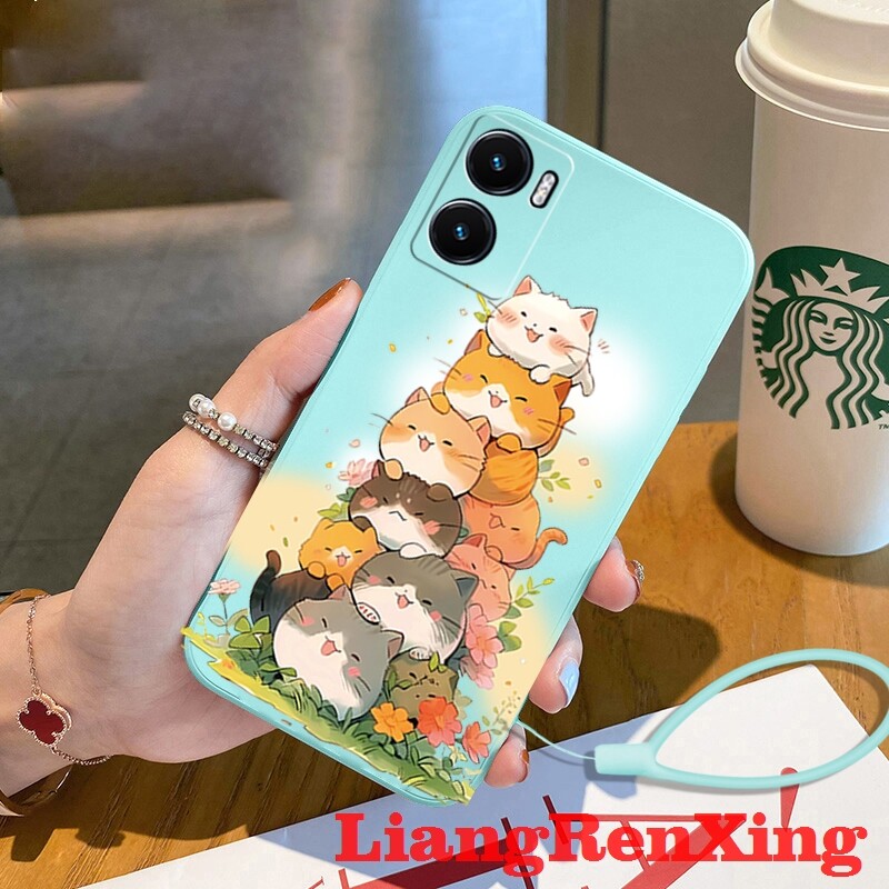Casing OPPO A57 2022 4g oppo a77s 5g phone case Softcase Liquid Silicone Protector Smooth shockproof Bumper Cover new design YTDMM01