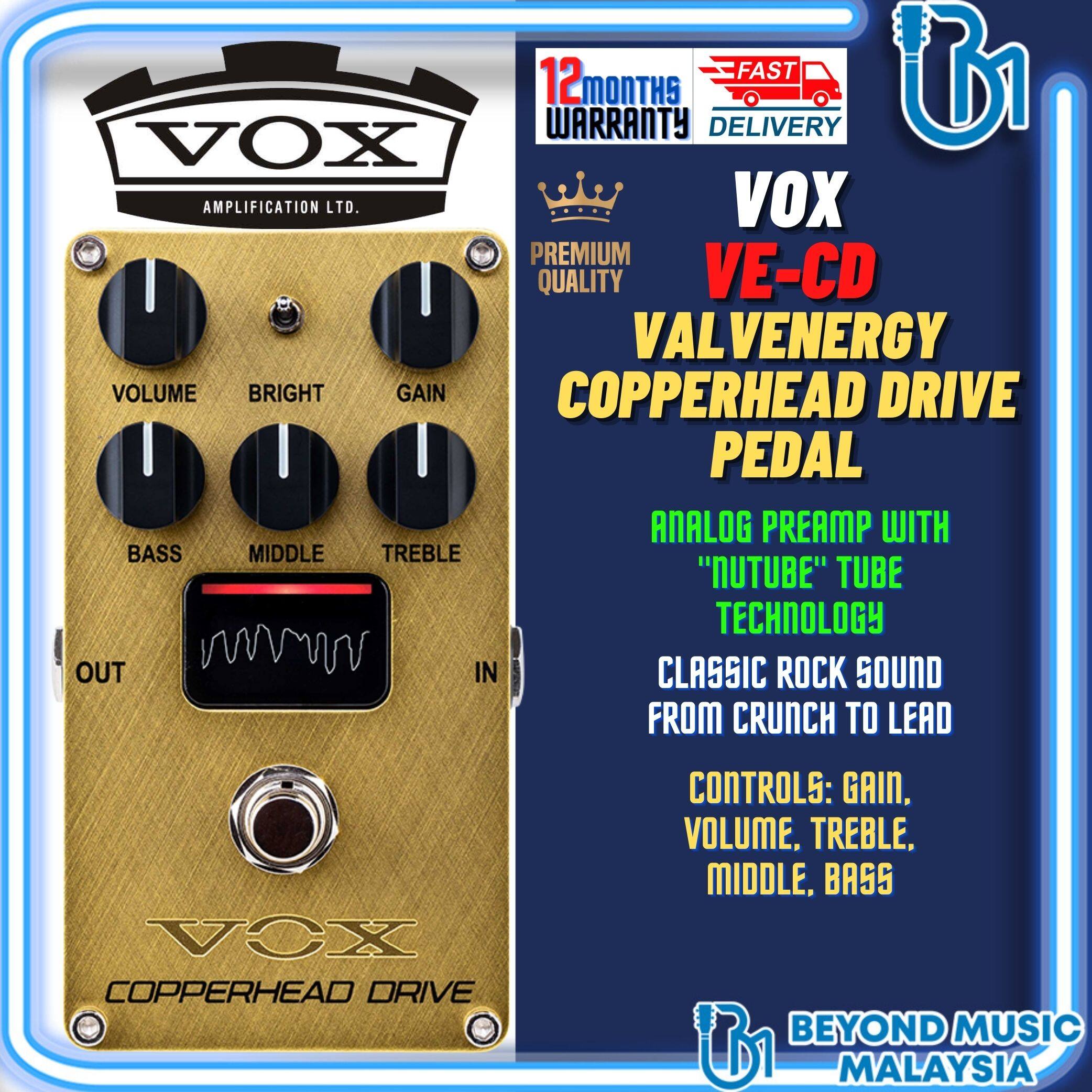 Vox VE-CD Valvenergy Copperhead Drive Pedal | Lazada