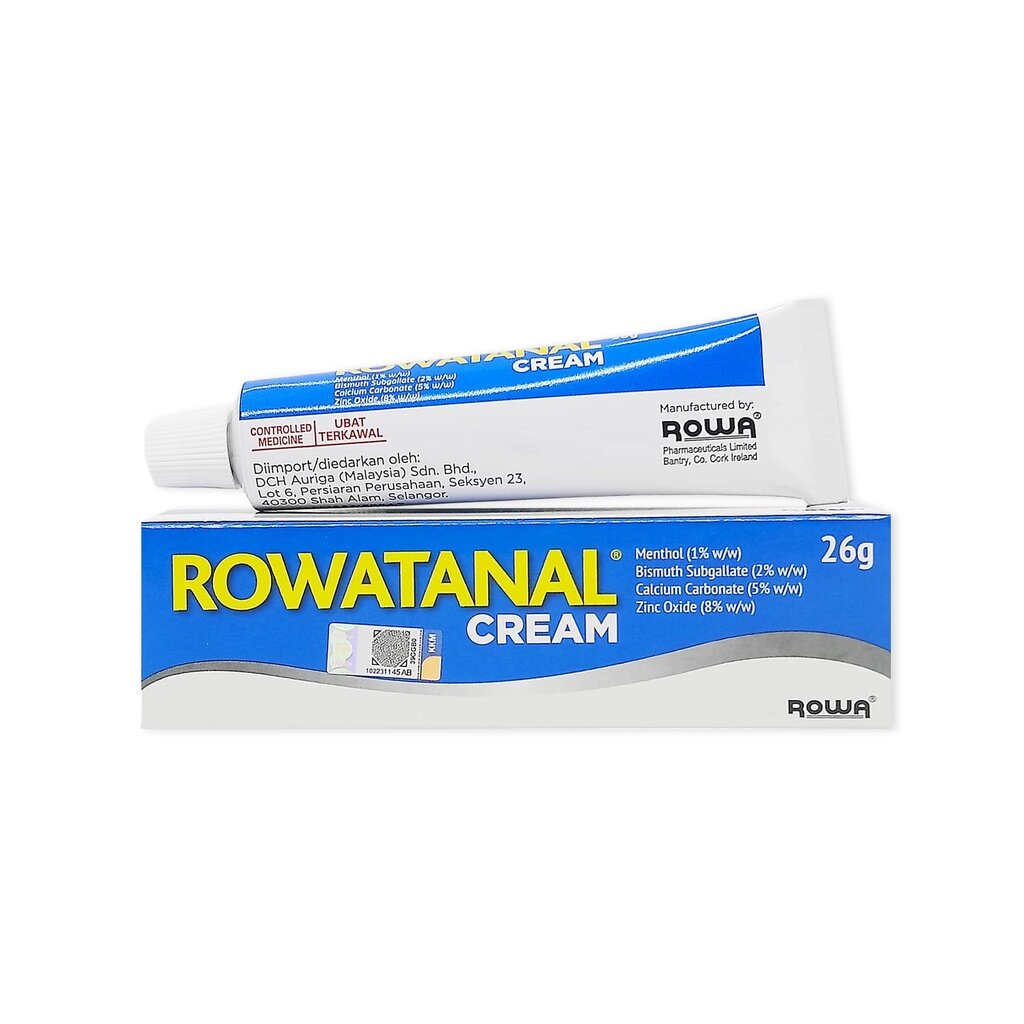 Rowatanal Cream 26g Haemorrhoids Buasir Lazada