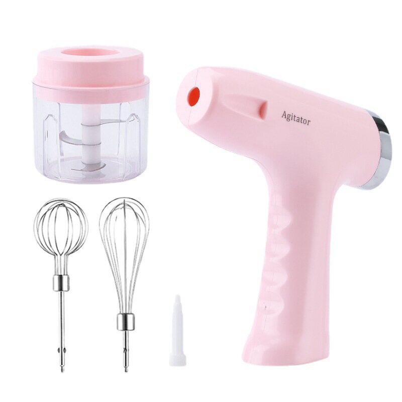 KAIMEIDI Handheld mixer electric egg beater cream sender electric garlic grinder meat grinder USB charging lasting battery life