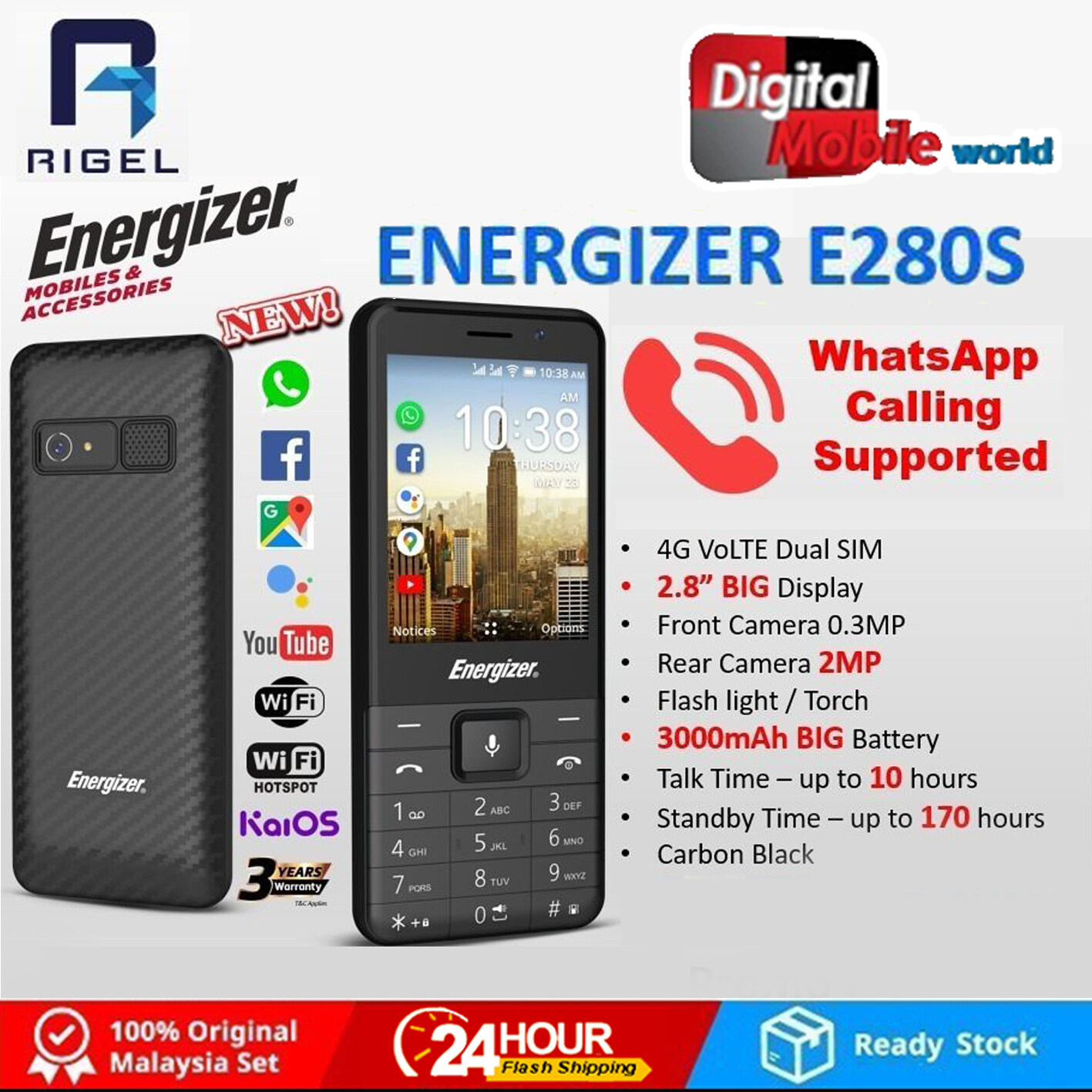 energizer phone e280s