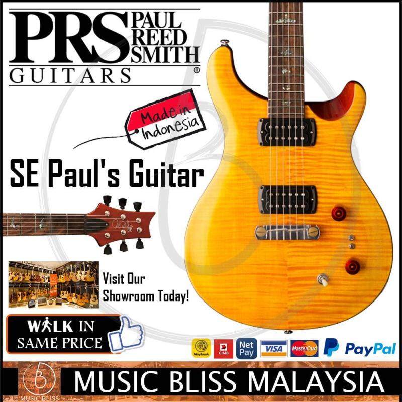 PRS SE Pauls Electric Guitar with Bag - Amber (Made in Indonesia) Malaysia