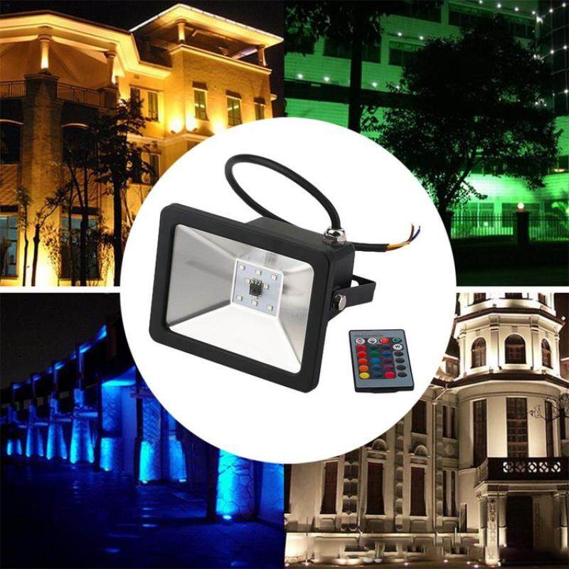 Đèn Máy Chiếu Từ Xa Viugreum RGB Đèn Pha Tiết Kiệm Thời Gian Chống Nước 10W 20W 30W
