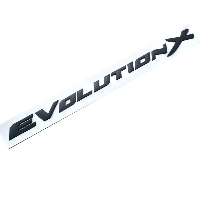 Evolution X Logo ABS Plastic Sticker Rear Bumper Emblems Badge Logo For