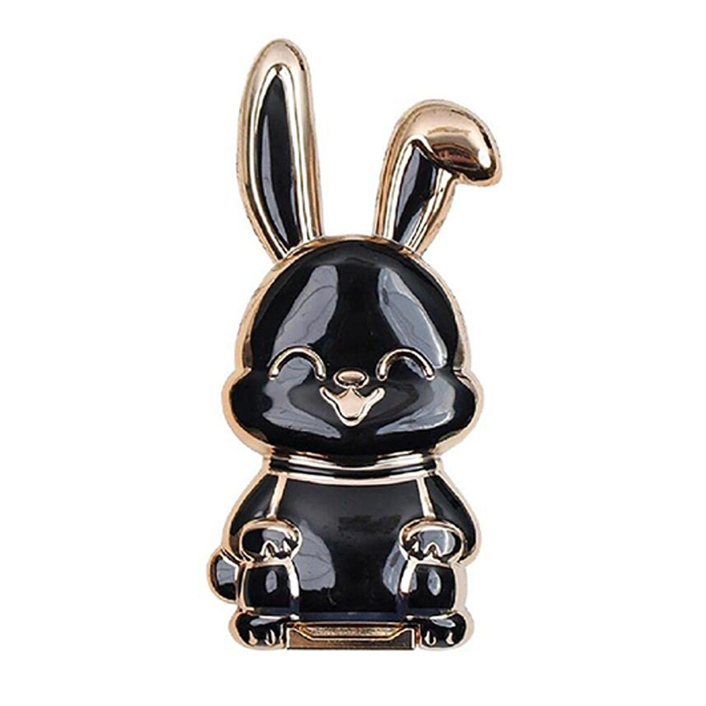 Cute Rabbit Mobile Phone Bracket Metal Rod Support Frame Paste Mobile Phone Bracket Cartoon Folding Bracket Portable