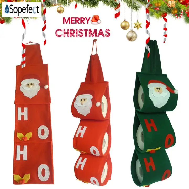 Sopefect Toilet Paper Covers Sets Christmas Holiday Sopefect Toilet Paper
