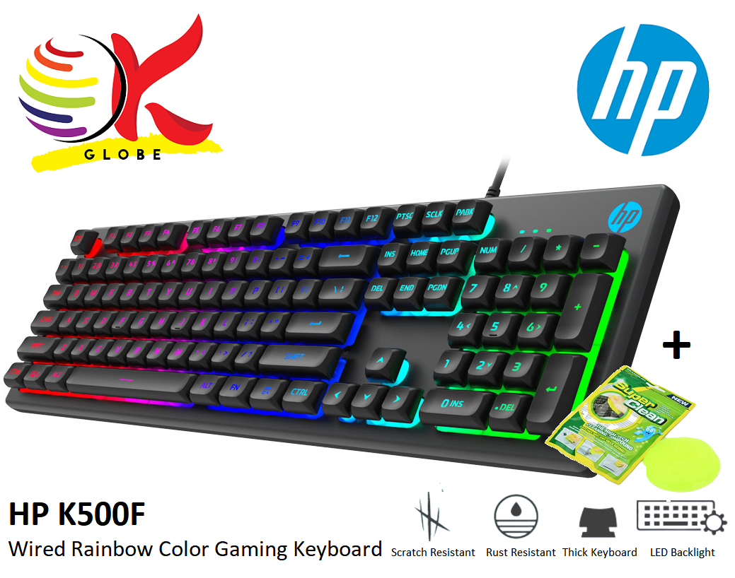 hp k500f wired usb gaming keyboard