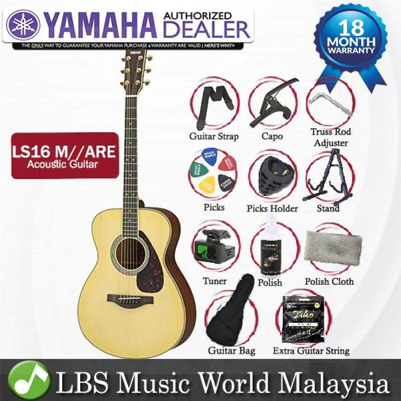 Yamaha LS16M ARE 41 Concert Solid Spruce Acoustic Electric Guitar With Pickup (LS 16M) Malaysia