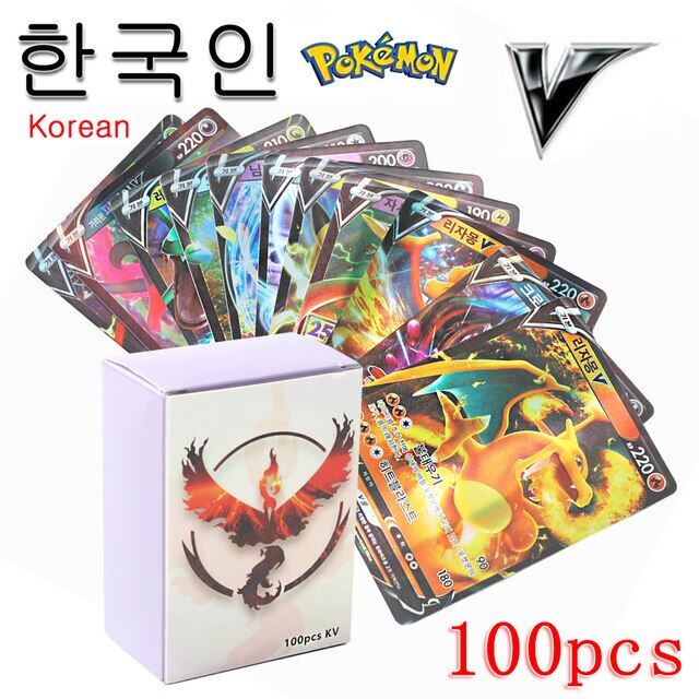 Korea Pokemon Card Vmax V Limited Card Csr Bright Rainbow Arceus Pikachu Charizard Collectible Game Card Kids Gift Toy